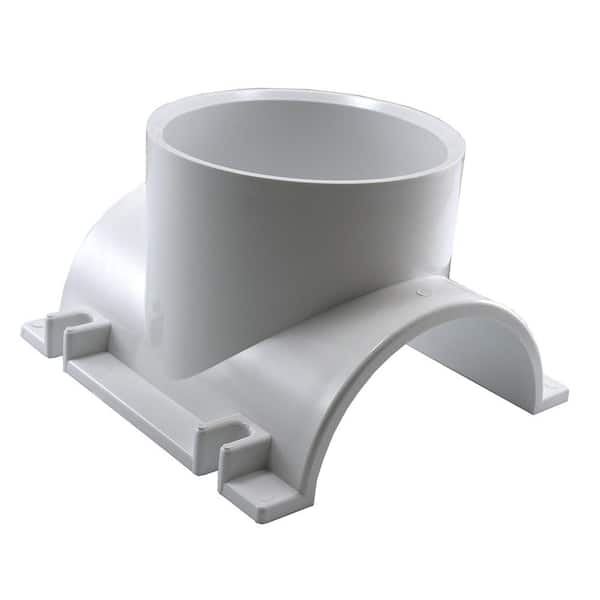 JONES STEPHENS 4 in. x 2 in. PVC DWV Saddle Tee-Only