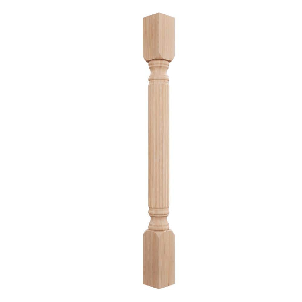 3-3/4 in. x 3-3/4 in. x 35-1/2 in. Unfinished Cherry Raymond Reeded Cabinet Column price history on PriceWatchPro