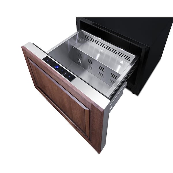 2 cu. ft. Mini Drawer Fridge without Freezer in Stainless Steel