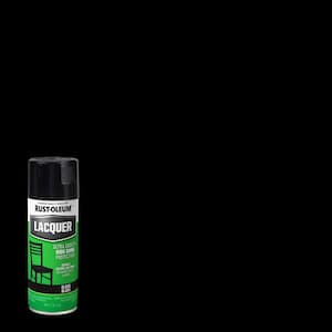 11 oz. Gloss Black Lacquer Spray (6-Pack)