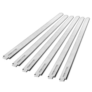 13 In. High Speed Steel Planer Blades Replacement for RIDGID AC8630/TP1300/TP1301/TP1302 (6-Pack)