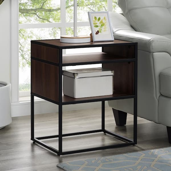 Real Living Woodgrain & Metal Single Drawer Desk