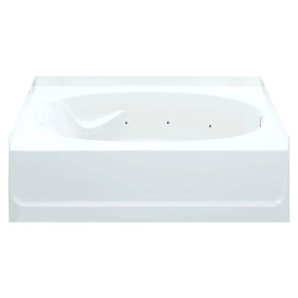 STERLING Ensemble 60 in. Right Drain Rectangular Alcove Whirlpool
