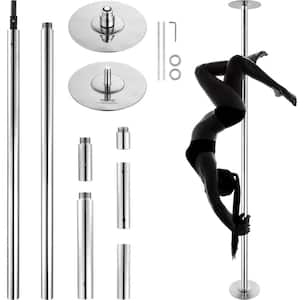 Dancing Pole Spinning Static Dancing Pole Kit Portable Removable Pole 45mm Pole Height Adjustable Fitness Pole