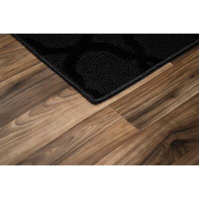 Sparta Black 8 ft. x 10 ft. Area Rug