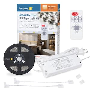 RibbonFlex Home 16 ft. Dim to Warm LED Tape Light Kit with Remote