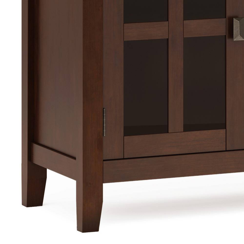 Russet Brown Solid Wood 60" Traditional Sideboard Buffet