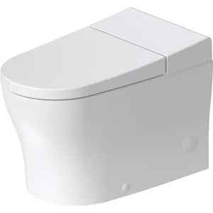 SensoWash U 1-Piece 0.92 GPF Dual Flush Elongated Toilet in White Seat Included