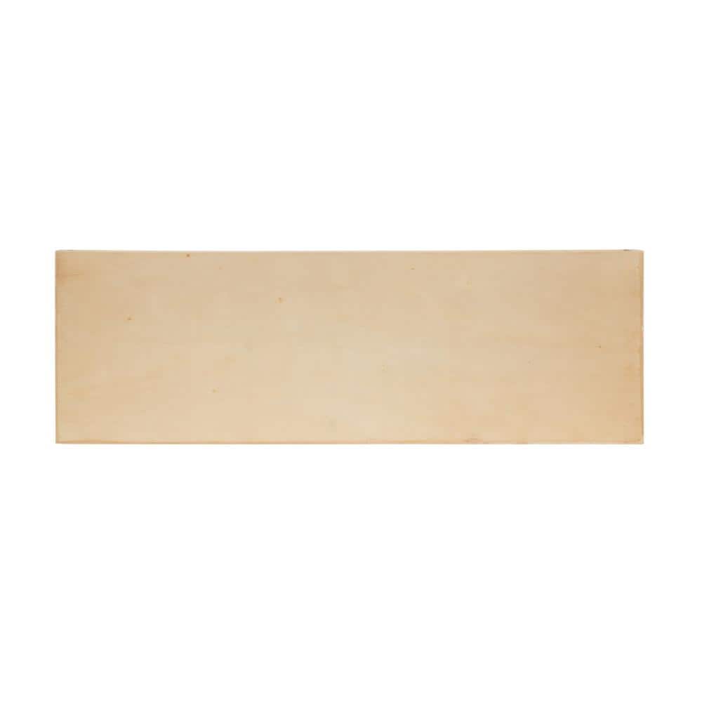Natural Light Brown Wooden Floating Accent Shelves, Set of 2