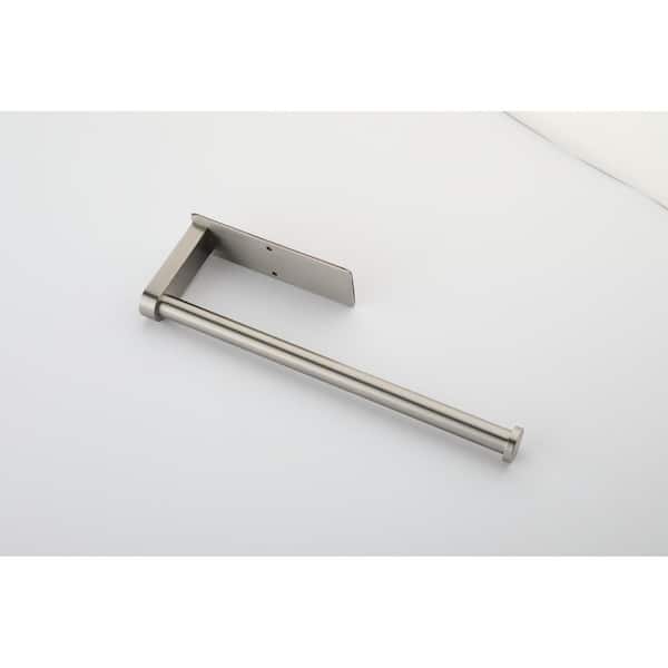 Wood Grip Contemporary Under Cabinet Paper Towel Holder Satin Nickel, 19.69  H 7.09 L 5.12 W - Fry's Food Stores