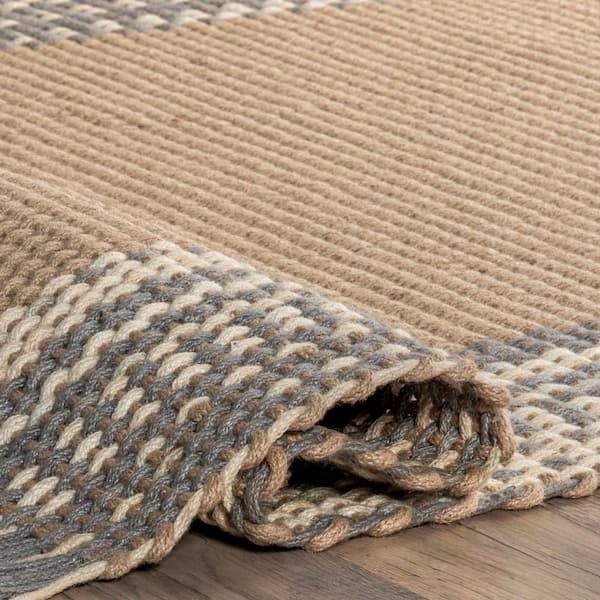 nuLOOM Jada Casual Jute Tassel Area Rug Natural 5' ft. x 8' ft