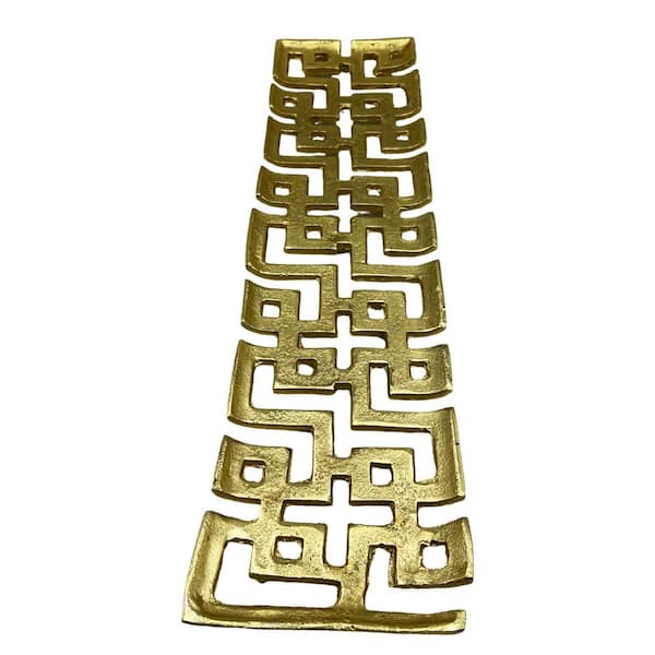 Aluminum Square Gold Decorative Tray