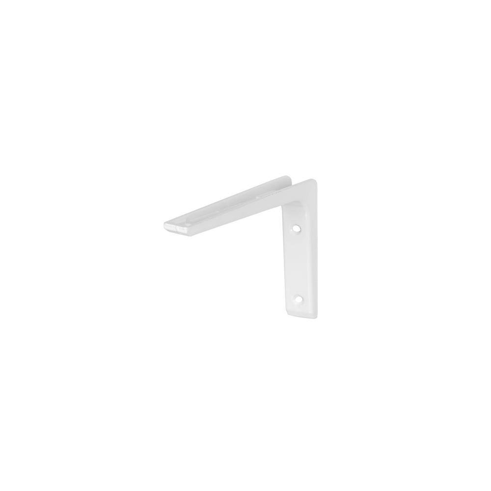 Dolle PURIST 3.9 in. White Aluminum Shelf Bracket Set of 2 90375 - The ...