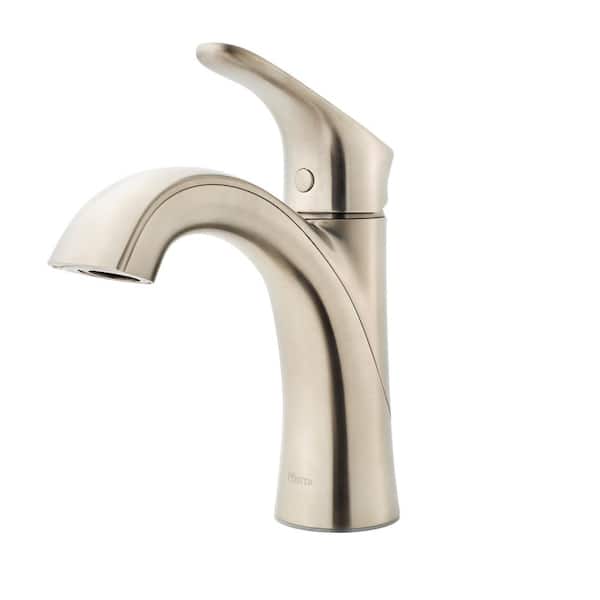 Pfister Weller Single Hole Single-Handle Bathroom Faucet in Brushed Nickel