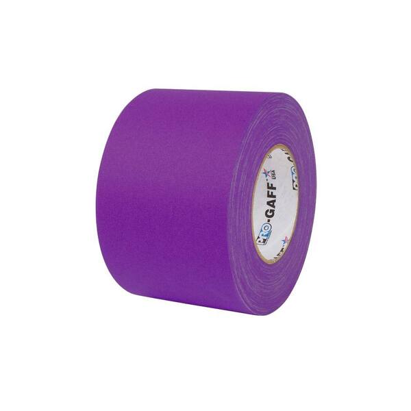 Pratt Retail Specialties 4 in. x 55 yds. Purple Gaffer Industrial Vinyl Cloth Tape (3-Pack)
