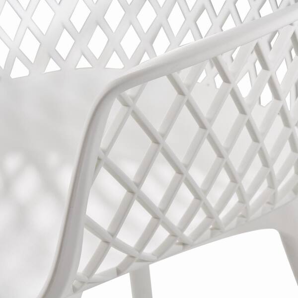 2-Piece Outdoor Stylish Dining Chairs for Patio, Yard, Backyard