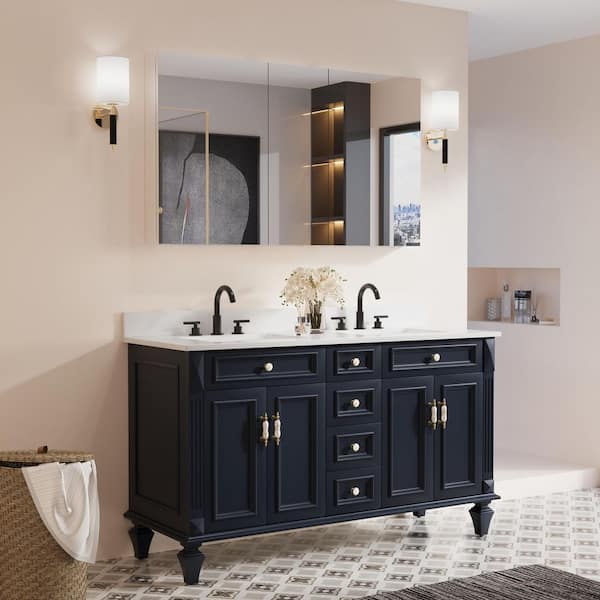 FORCLOVER 52 in. W x 30 in. H Rectangular Aluminum Recessed
