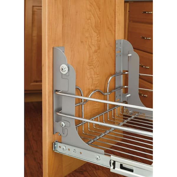 Style Selections 18.7 W x 25.79 H White 4-Tier Door & Wall Mount Metal Cabinet Door Mounting Kit - Each