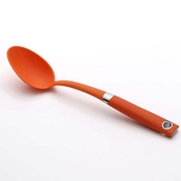 Rachael Ray 13.5 in. Solid Spoon in Orange