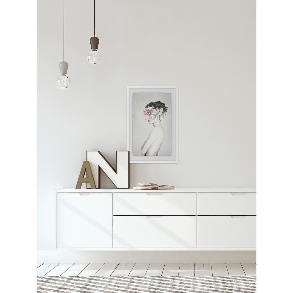 12 in. H x 8 in. W Hiding by Julia Posokhova Framed Wall Art