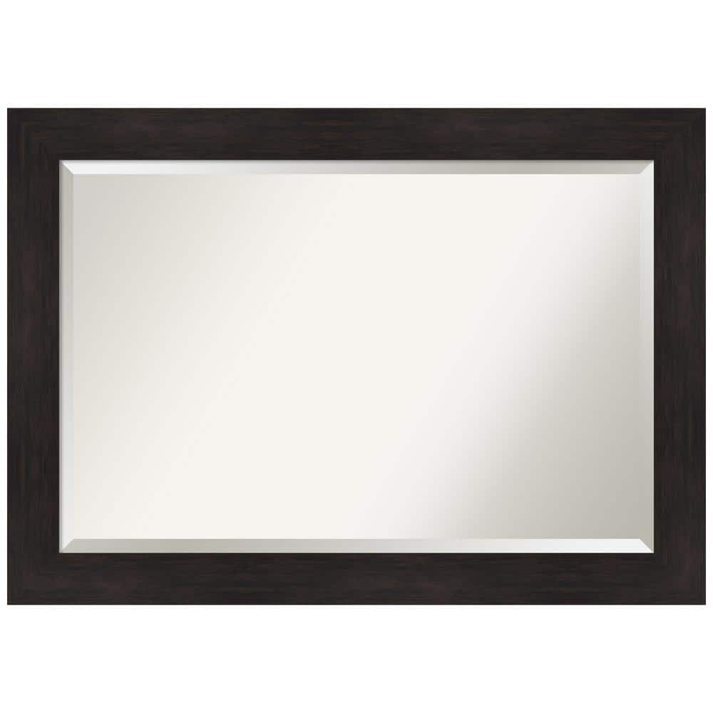 Furniture Espresso 41.5 in. H x 29.5 in. W Framed Wall Mirror price history on PriceWatchPro