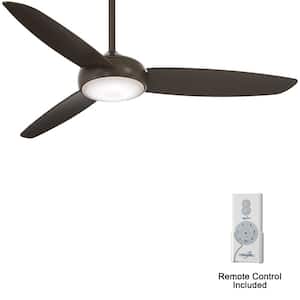 Concept IV 54 in. Integrated LED Indoor/Outdoor Oil Rubbed Bronze Smart Ceiling Fan with Light and Remote Control