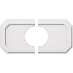 24 in. x 12 in. x 1 in. Emerald Architectural Grade PVC Contemporary Ceiling Medallion (2-Piece)
