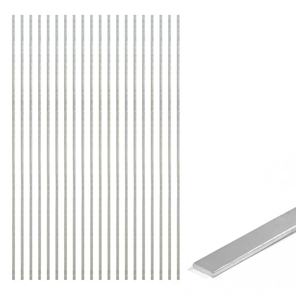 72 in. Chain Link Fence Silver Galvanized Steel Flat Tension Bar (Pack of 20) price history on PriceWatchPro
