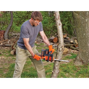 Black+decker BCCS320C1 6 in. 20-Volt Maximum Lithium-Ion Pruning Electric Battery Chainsaw with 1.5Ah Battery and Charger