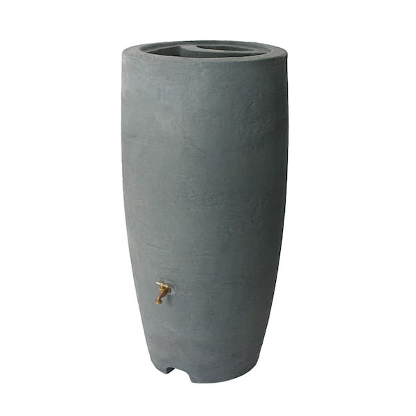 Athena 80 Gal. Charcoal-Stone Rain Barrel