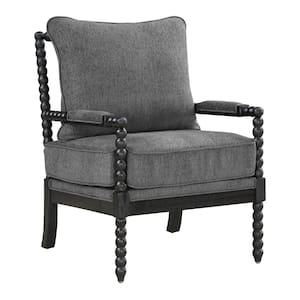 Eliza Spindle Chair Charcoal