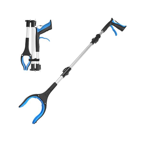 Heavy Duty 36 Inch Foldable Reacher Grabber Tool with 360° Rotating Anti-Slip Jaw Magnetic Tip for Seniors