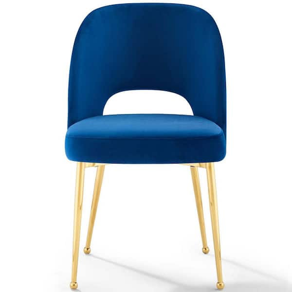 MODWAY Rouse Navy Dining Room Side Chair