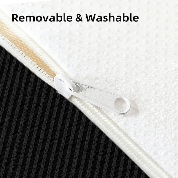 Black Queen Medium Gel Memory Foam 12 in. Bed-in-a-Box Mattress