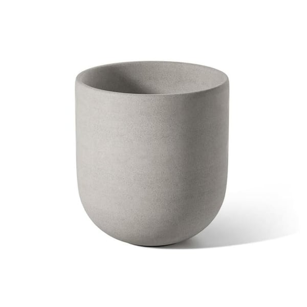 Ceramic Plant Pot for Plants with Drainage Hole and Rubber Plug, Plant Pots Indoor for Garden (10 in. W x 10.2 in. H)