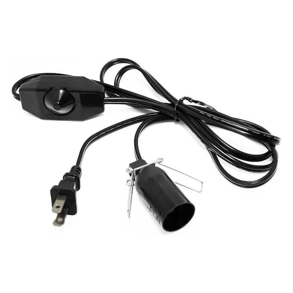 6 ft. 110-Volt US Salt Lamp Cord w/Dimmer Control, Power Cord w/Dim Switch, Clip for All Himalayan Crystal Salt Lamps