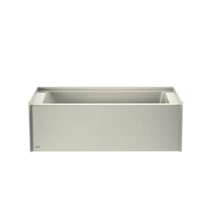 Projecta 60 in. x 32 in. Soaking Bathtub with Right Drain in Oyster