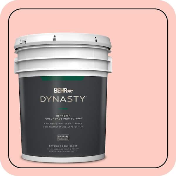 BEHR DYNASTY 5 gal. #190C-2 Full Bloom Semi-Gloss Exterior Stain-Blocking Paint & Primer