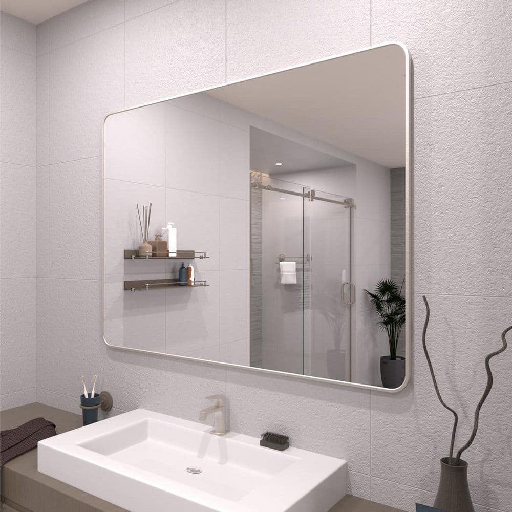 TaiMei 48 in. W x 36 in. H Rectangular Framed Wall Bathroom Vanity