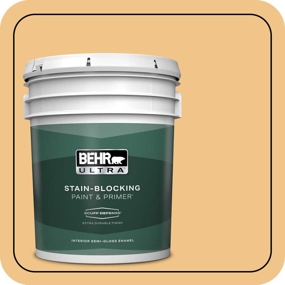 5 gal. #PMD-30 Pollen Grains Extra Durable Semi-Gloss Enamel Interior Paint & Primer price history on PriceWatchPro