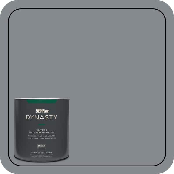 BEHR DYNASTY 1 qt. #PPU26-21 Overcast Semi-Gloss Enamel Exterior Stain-Blocking Paint & Primer