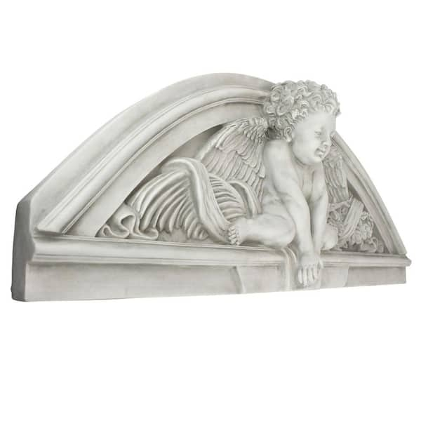 Design Toscano 12 in. x 31.5 in. Cherubs Grande Welcome Sculptural