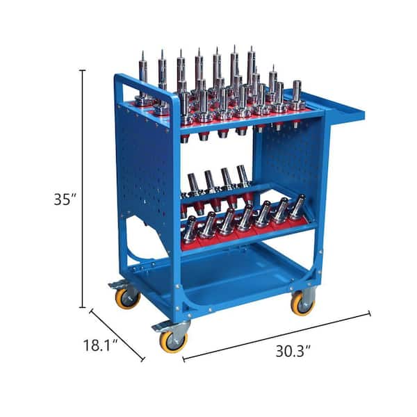 FIROMO Tool Cart 40-Taper Tool Holder CNC Tool Cart CAT40 tool