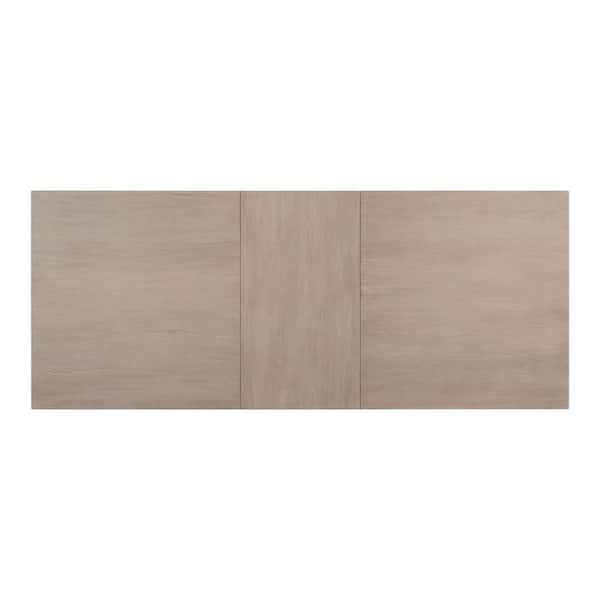 Flonnin Modern Tawny Brown Wood 118 in. 4 Leg Extendable Dining Table Seats 10