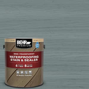 1 gal. #ST-125 Stonehedge Semi-Transparent Waterproofing Exterior Wood Stain and Sealer