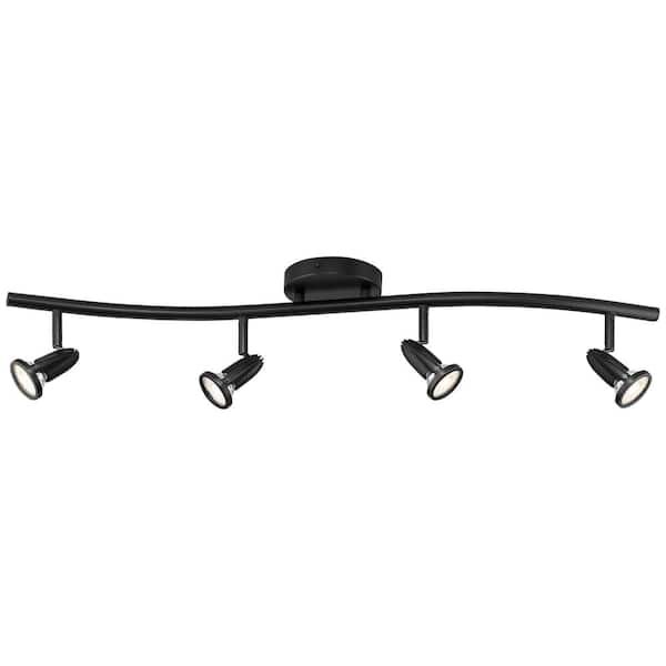 Access Lighting Cobra 5.5-Watt Black Hardwired Outdoor Wall Pack Light