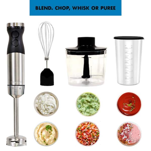 KHBBV83DG by KitchenAid - Cordless Variable Speed Hand Blender with Chopper  and Whisk Attachment