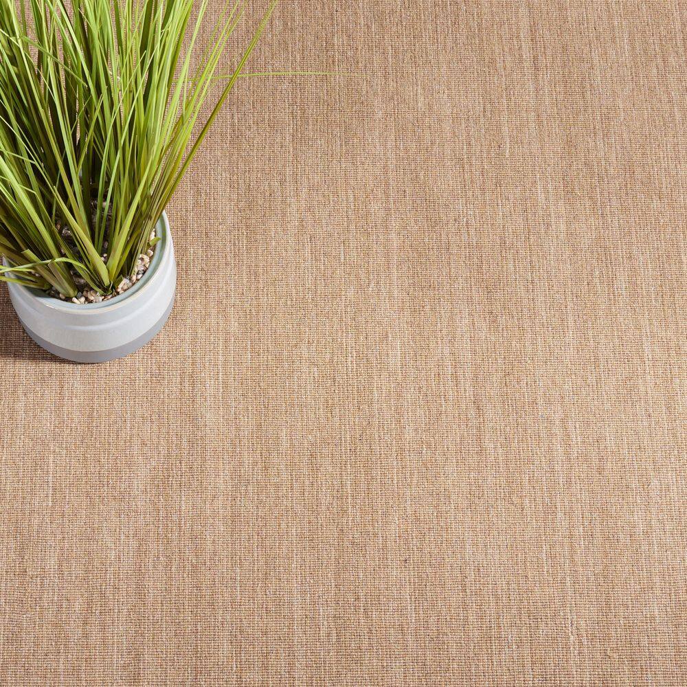 Beige Handmade Wool and Cotton Flat Woven Runner Rug