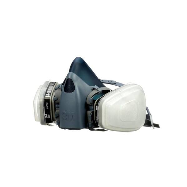 3M™ Respirador Doble Vía para pintura OV/P95, 6211P1-DC,Mediano,1 Unidad,  4/Caja