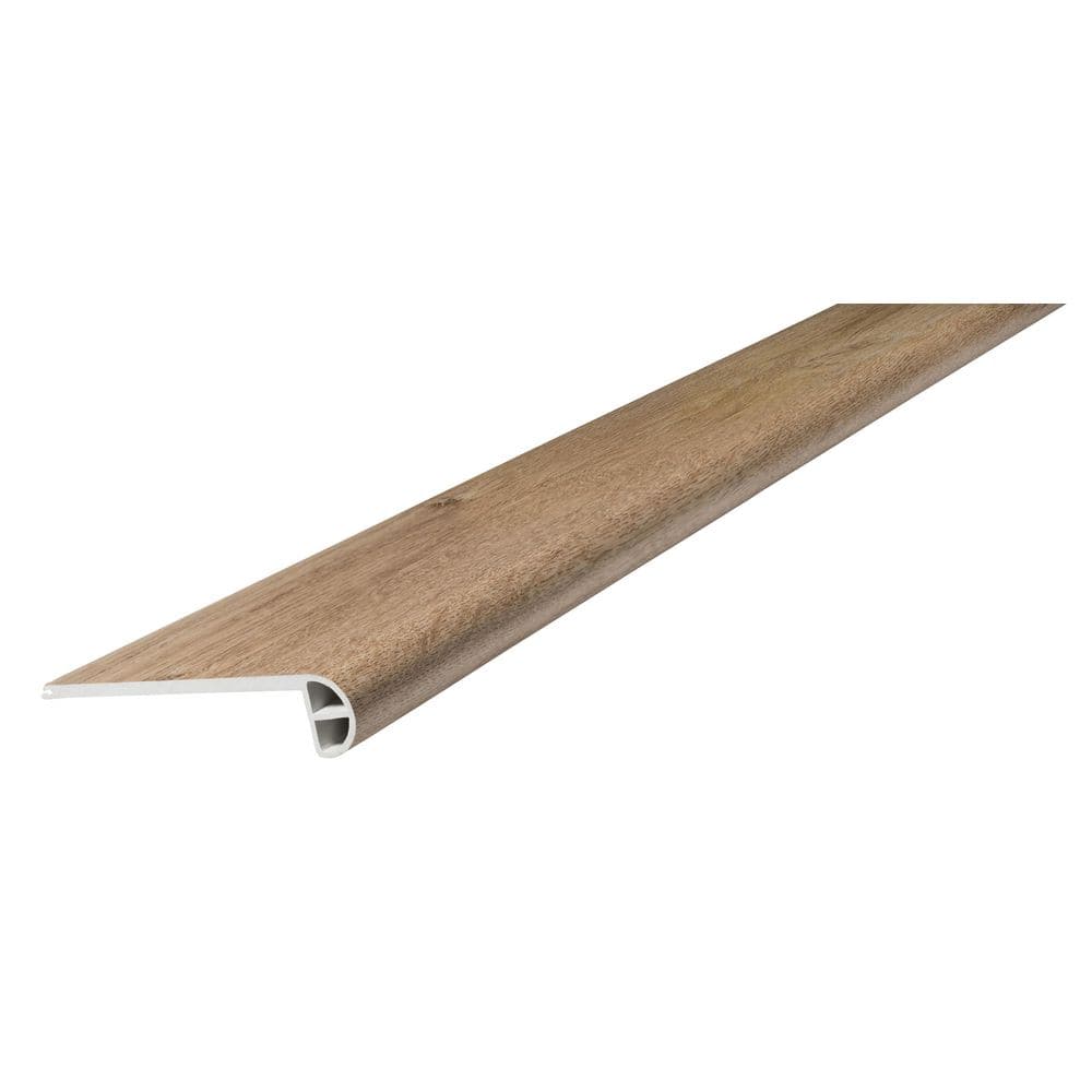 Teton Crest French Oak 0.98 in. Thick x 4.52 in. Width x 94.5 in. Length Vinyl Flush Stair Nose Molding price history on PriceWatchPro